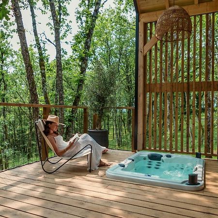 Wabi Sabi Lodge - Spa&Sauna Privatif - Foret Turenne Buitenkant foto