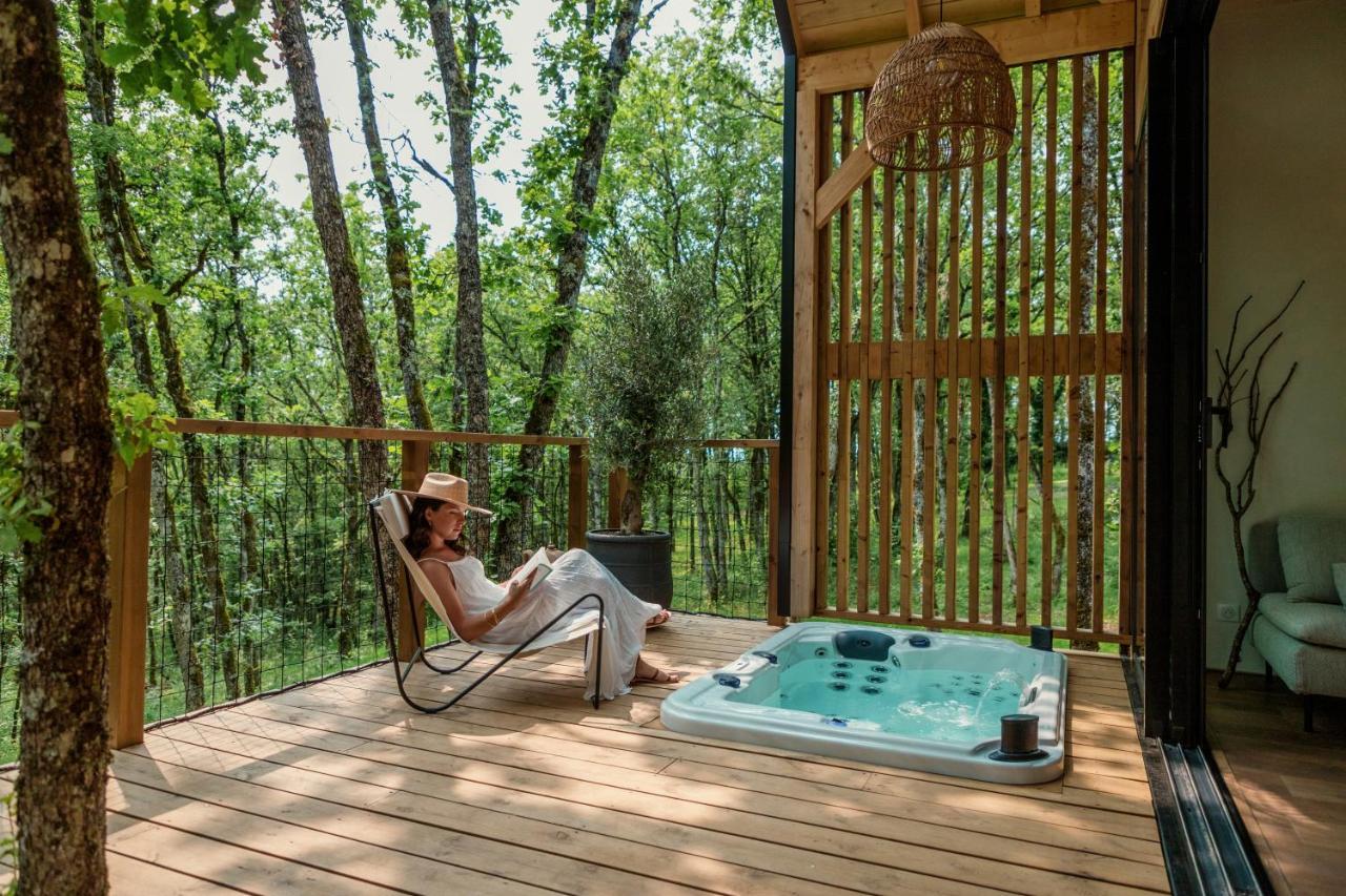 Wabi Sabi Lodge - Spa&Sauna Privatif - Foret Turenne Buitenkant foto