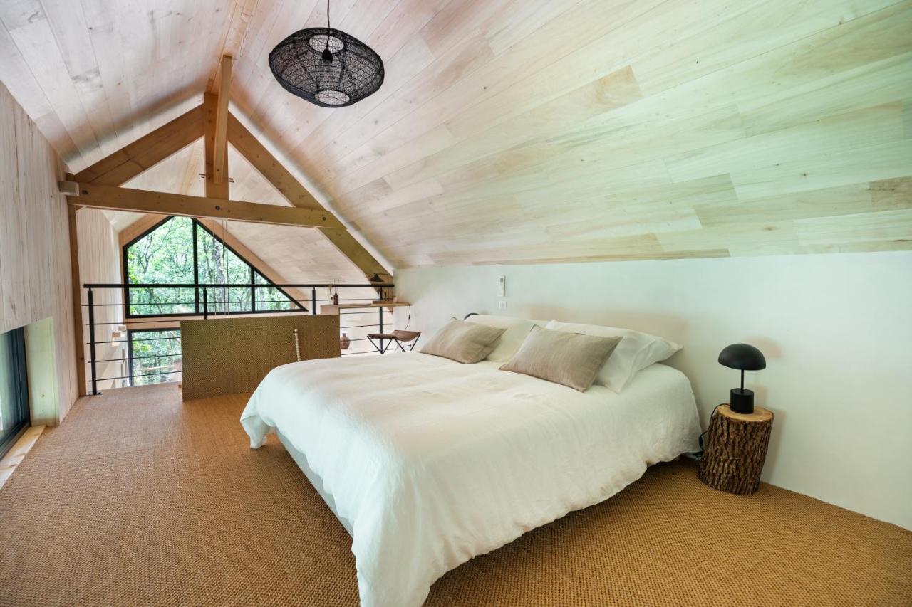 Wabi Sabi Lodge - Spa&Sauna Privatif - Foret Turenne Buitenkant foto